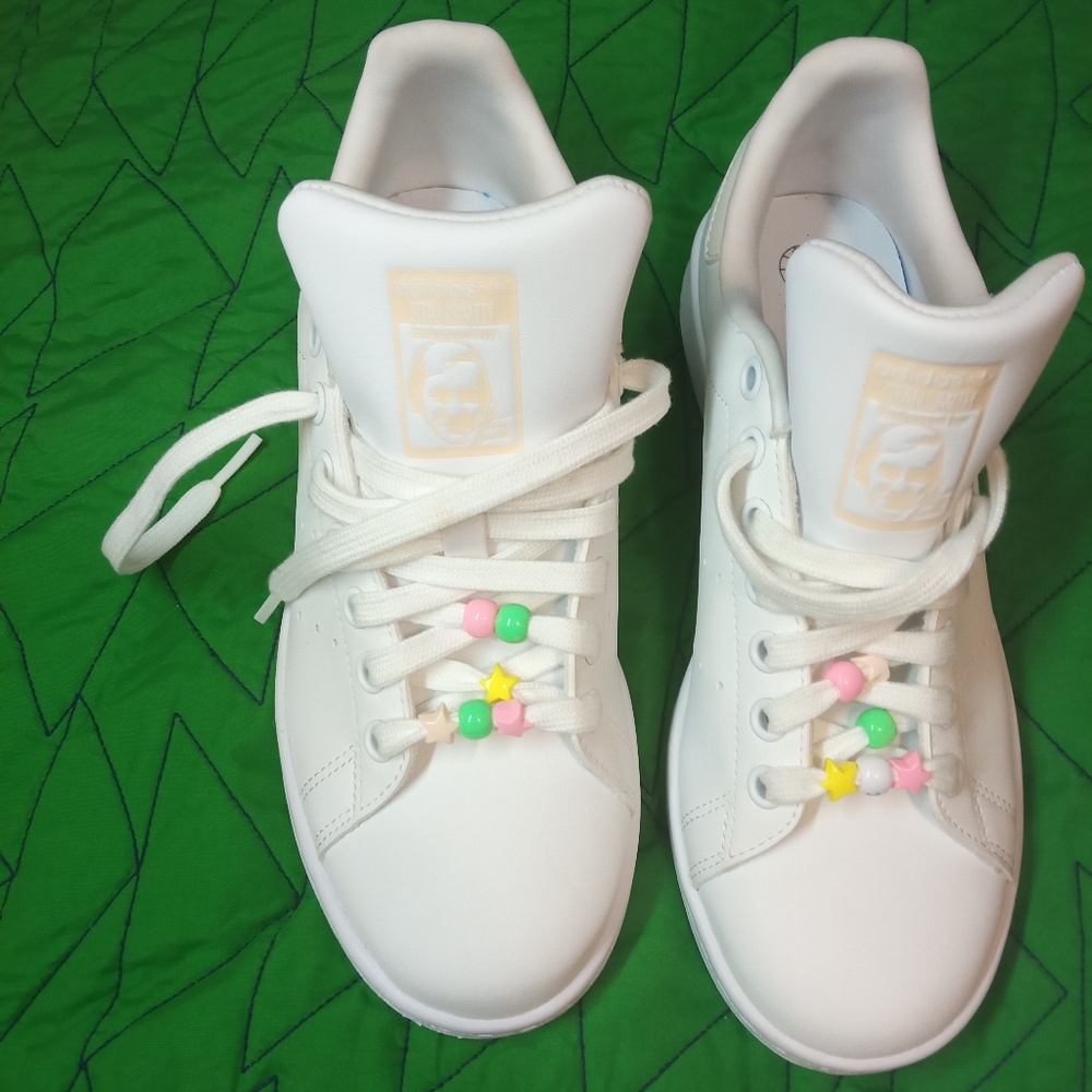 Adidas Originals Stan Smith J White Women Size 6 Casual Shoes GY1797